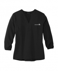 Mercer+Mettle™ Women's Stretch Crepe 3/4-Sleeve Blouse