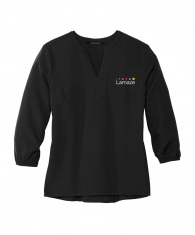 Mercer+Mettle™ Women's Stretch Crepe 3/4-Sleeve Blouse