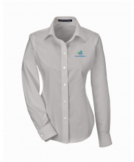 Devon & Jones Ladies' Crown Woven Collection Solid Broadcloth