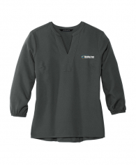 Mercer+Mettle™ Women's Stretch Crepe 3/4-Sleeve Blouse