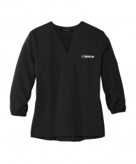 Mercer+Mettle™ Women's Stretch Crepe 3/4-Sleeve Blouse