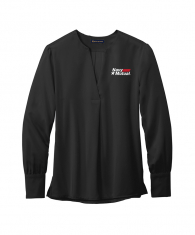 Brooks Brothers® Women’s Open-Neck Satin Blouse