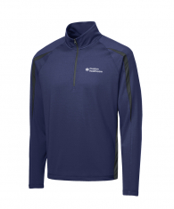 Sport-Tek Men's Sport-Wick Stretch 1/2-Zip Colorblock Pullover