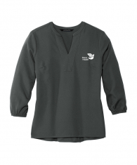 Mercer+Mettle™ Women's Stretch Crepe 3/4-Sleeve Blouse