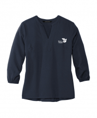 Mercer+Mettle™ Women's Stretch Crepe 3/4-Sleeve Blouse