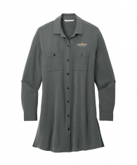 Port Authority® Women's Textured Crepe Long Tunic