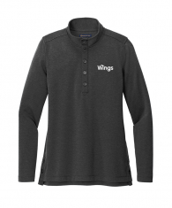 Brooks Brothers® Women’s Mid-Layer Stretch 1/2-Button